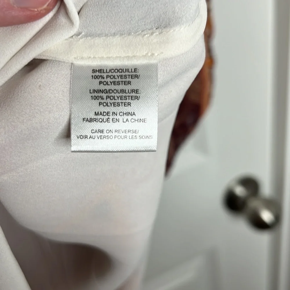 Divine Heritage Orchid Paisley Neck Tie Mini Dress SMALL Patchwork Boho Bin 4 - Picture 8 of 13